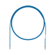 Cable de Parcheo UTP Cat6A, CM/LSZH, Diámetro Reducido (28AWG), Color Azul, 10ft