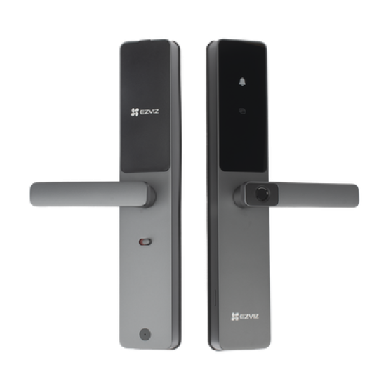 Cerradura Inteligente / Cerrojo Tipo Americano / Wi-Fi / Bluetooth  /  Códigos Temporales Para Visitantes / Lectura de Huella / Lectura de Tag / Contraseña /  Botón para Timbrar / Apertura remota /  No Requiere Hub 