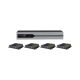 Kit Divisor y Extensor HDMI (Extender Splitter)  / Divide 1 Fuente HDMI a 4 Pantallas / Extiende la señal HDMI hasta 120 m / Resolución 4Kx2K @ 30 Hz / Cat 6/6a / Uso 24/7 / Longitud del cable autoajustable 