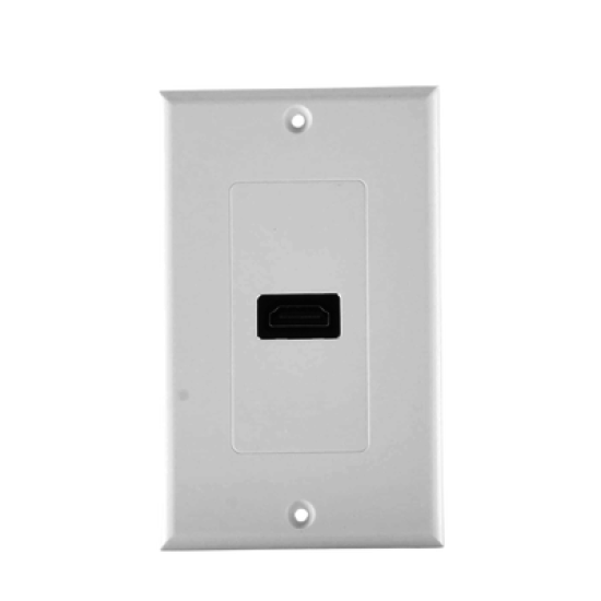 Placa de pared 1 puerto HDMI hembra a hembra 