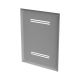 Gabinete de Medios de 19 Pulgadas de alto, para Empotrar en Pared (360 x 478 x 95 mm).