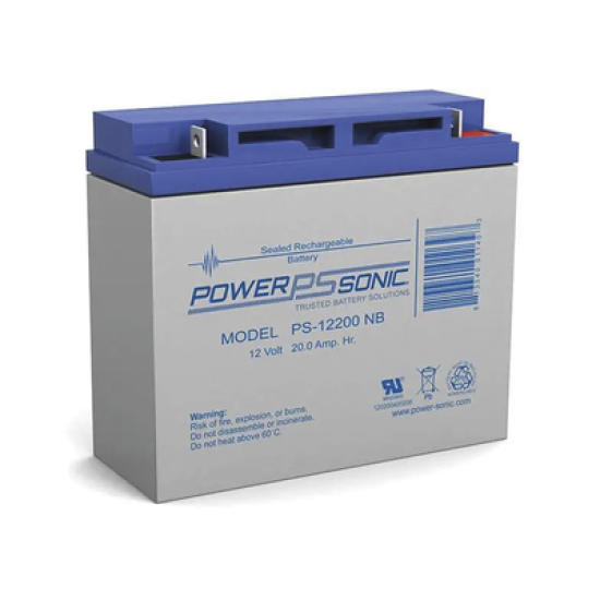 Batería 12V, 20AH, Para Respaldo, Tecnologías AGM/VRLA, 5 Años Vida Útil, Terminales NB2, Reconocida UL  