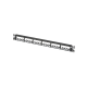 Panel de Parcheo Modular Mini-Com (Sin Conectores), Plano, Totalmente Blindado, de 24 puertos, 1UR