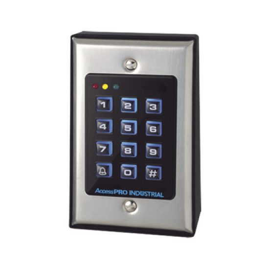 Teclado Industrial Autónomo con Lector de Proximidad Integrado para interior. Teclado Industrial Autónomo con Lector de Proximidad Integrado para interior.