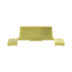 Tapa de Bajada Vertical FRSPJ4X4LYL, Para Canaleta FiberRunner® 4X4, Color Amarillo