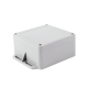 Gabinete Plástico Gris para Exterior (IP65) de 120 x 120 x 60 mm Cierre por Tornillos. 