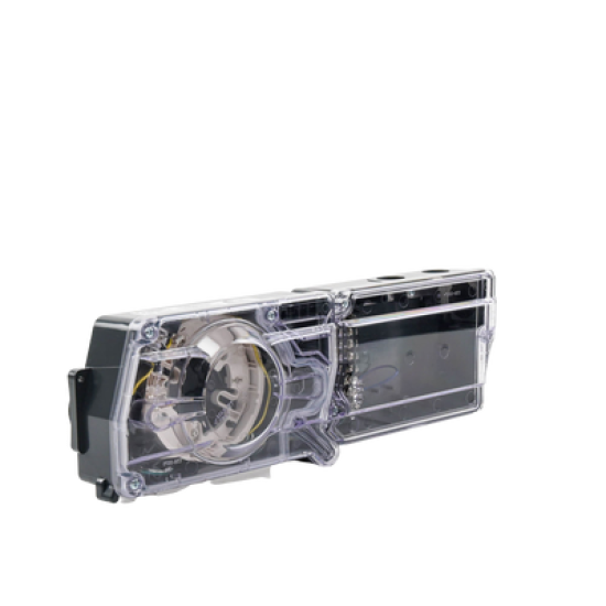Carcasa para Detección de Humo en Ductos / Compatible con Detectores Direccionables de Humo de las Marcas; Fire-Lite, Notifier, Silent Knight y Farenhyt / Incluye Base para Detector / No Incluye Detector