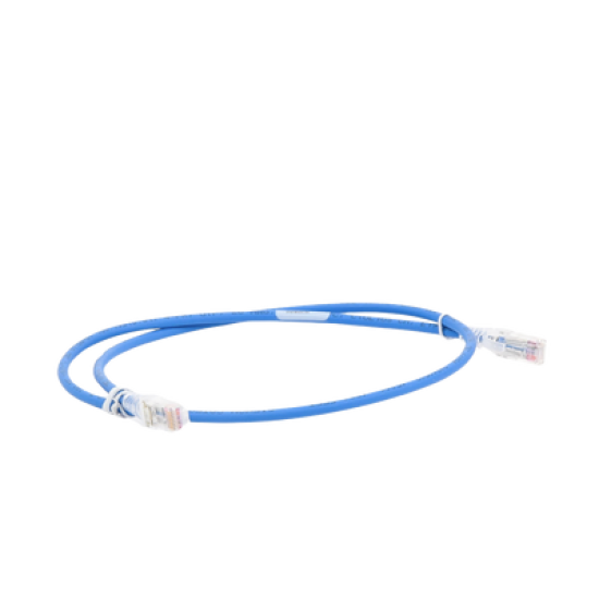 Patch Cord MC5 Modular Cat5e UTP, CM/LS0H, 3ft, Color Azul, Versión Bulk (Sin Empaque Individual)