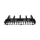 Organizador de Cables Horizontal NetManager de Alta Densidad, Doble (Frontal y Posterior), Para Rack de 19in, 1UR