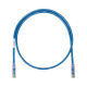 Cable de parcheo UTP Categoría 6, con plug modular en cada extremo - 1 ft (30.48 cm) - Azul