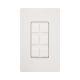 Caja de pared para contactos varios, 6 mini espacios.