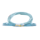 Jumper de Fibra Óptica Multimodo OM4 50/125 LC-LC OFNR (Riser), 2.0 mm, Dúplex, Aqua, 3 metros