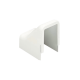 Conexión para techo falso/entrada, para uso con canaleta LD10, material ABS, Color Blanco Mate
