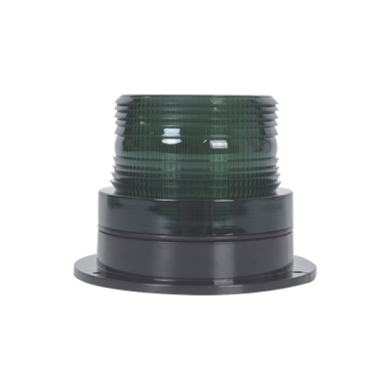 Burbuja Brillante de Larga Vida Útil, con 8 LEDs Color Verde, Domo Verde
