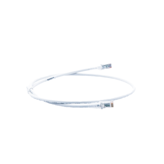 Patch Cord MC6 Modular Cat6 UTP, CM/LS0H, 3ft, Color Blanco, Versión Bulk (Sin Empaque Individual)