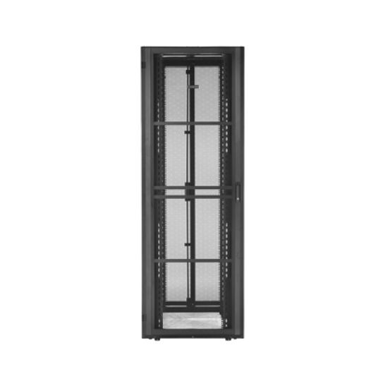Gabinete FlexFusion™ XGL (Light) para Centros de Datos, 42 UR, 600 mm de Ancho, 1200 mm de Profundidad, Fabricado en Acero, Color Negro