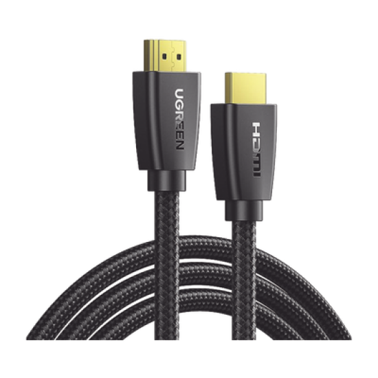 Cable HDMI 2.0  de Nylon Trenzado / 10 m / 4K@60Hz / HDR / 3D / HEC (Canal Ethernet HDMI) / ARC (Canal de Retorno de Audio / Color Profundo de 48 bits / Audio de 32 canales / HDCP 2.2 /Audio DTS: X / 18 Gbps / Blindaje de 4 capas