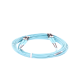 Jumper de Fibra Optica Multimodo 50/125 OM3, LC-LC Duplex, OFNR (Riser), Color Aqua, 5 Metros