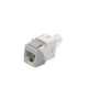 Jack UltraMAX Cat5e, UTP, Tipo Keystone, Color Gris, Punch Down