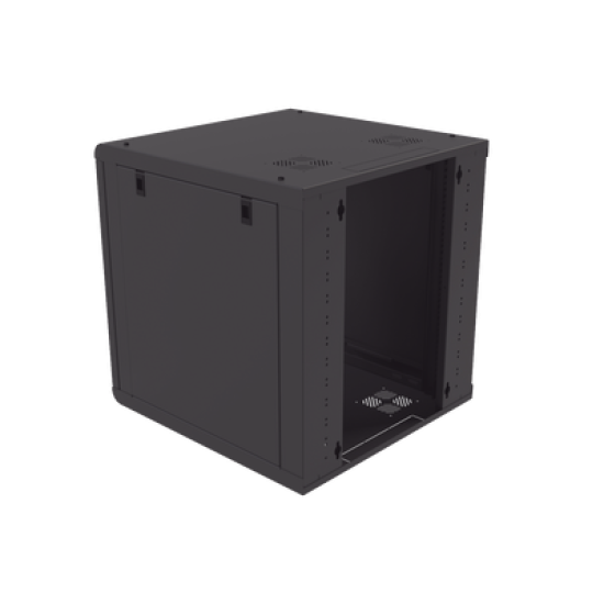 Gabinete de Pared 12U de 635 mm de Profundidad, Rack de 19'' en Acero Reforzado: Compacto y Resistente para Soluciones Profesionales