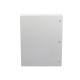 Gabinete de Acero IP66 Uso en Intemperie (800 x 1000 x 300 mm) con Placa Trasera Interior Metálica y Compuerta Inferior Atornillable (Incluye Chapas y Llaves T).