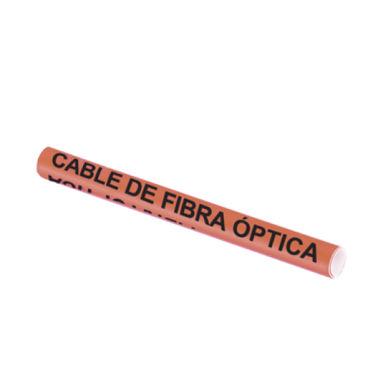 Marcador de Fibra Óptica Color Naranja, Diámetro de aplicación: 6.4 a 12.5 mm