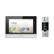 Kit de Videoportero Analógico de Plastico / IP a 4 Hilos con Función de Llamada a App Hik-Connect / Monitor se Conecta a Internet por Cable o WiFi y por 4 Hilos al Frente de Calle / Expandible a Mas Equipos 
