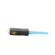 Conector de Fibra Óptica SC Simplex OptiCam, Multimodo 50/125 OM3/OM4, Pre-pulido, Color Aqua