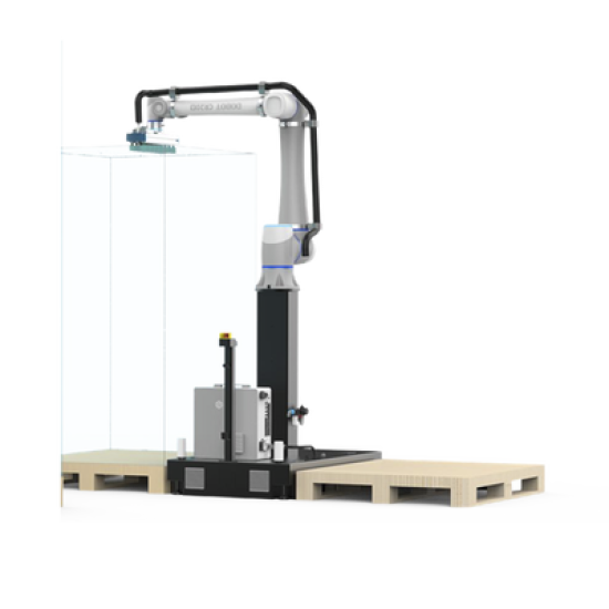 Solución de Paletizado Dobot / Carga Máxima 20 kg / Cadencia 8-13 Piezas/min / Visualización 3D en Tiempo Real / Configuración en 30 Min / IP54
