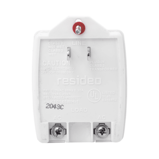 Transformador de Pared 9 Vca, 25 VA.