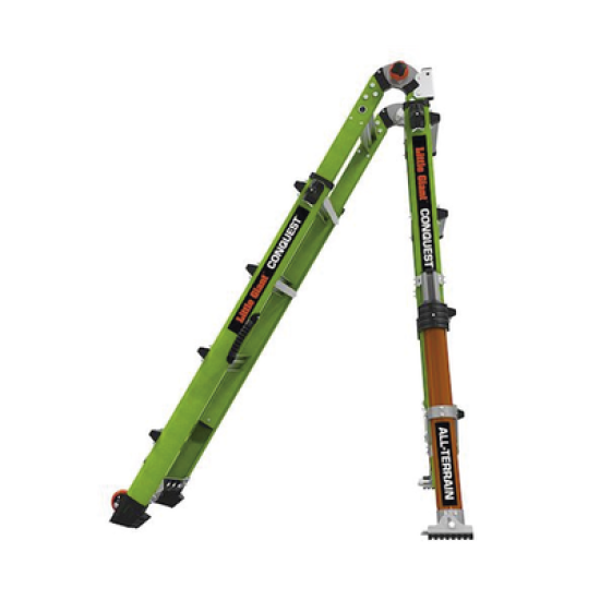 Escalera Multi-Posiciones de 6.7 m (22') para Suelos Inclinados o con Desniveles. 