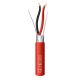 Bobina de 305 Metros de Alambre / 2 x 16 AWG / Para Aplicaciones de Incendio FPLR / Blindado Sólido Color Rojo