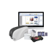 Kit Impresora de tarjetas PVC/ Una Cara /incluye: 2 x Ribbons, 100 Tarjetas PVC, Software, Kit Limpieza, Garantia 3 Años, Mascara de Seguridad OV