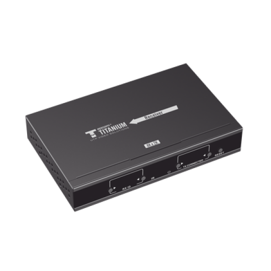 Receptor Compatible para Kit Matricial TT-683-MATRIX-4.0 / Resolución 4K@30Hz / Cat6 / Control IR / Compatible con Switch IGMP (Solo para transmisor versión 4.0).