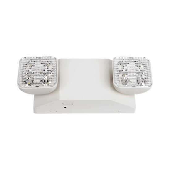 Luz LED de Emergencia Dual LED /150 lúmenes/Luz fría/Batería de Respaldo Incluida/Botón de test.