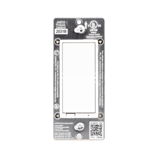 (ZWAVE) Dimmer, señal inalámbrica Z-WAVE, compatible con HUB HC7, C8, panel de alarma L5210, L7000, Total Connect. y Alarm.Com