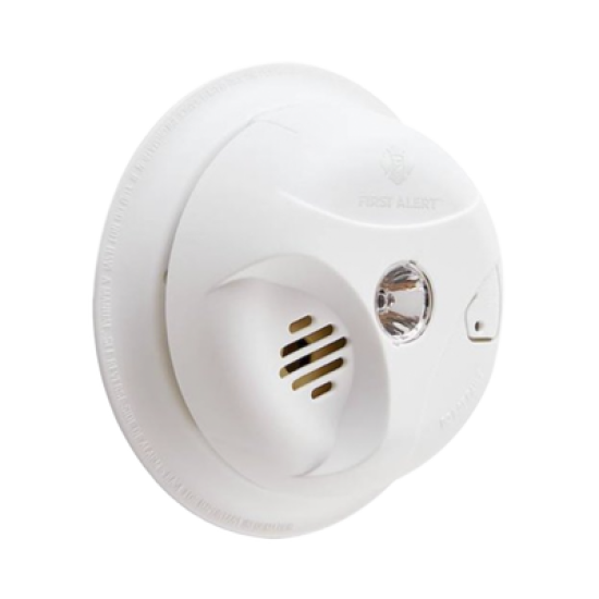 Detector de Humo Autónomo, No Requiere Panel, LED de Escape, Sensor por Ionización, Batería 9 V reemplazable  