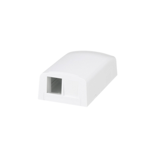 Caja de Montaje en Superficie, Para 2 Módulos Keystone, Color Blanco