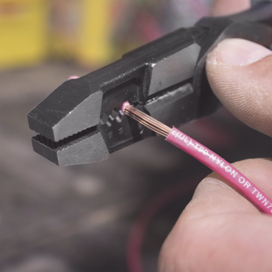 Pinza Híbrida con Ponchadora de 8