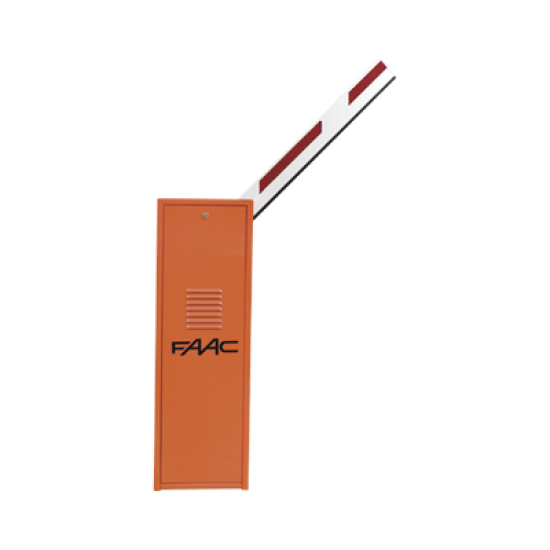 Kit de Barrera FAAC 620 RPD con Pluma Rectangular sin Iluminación / Equipo Hidráulico de Uso Intensivo / Hasta 2 Millones de Ciclos Antes de Presentar una Falla Severa