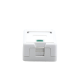 Caja de pared con 1 puerto Keystone, no incluye jack