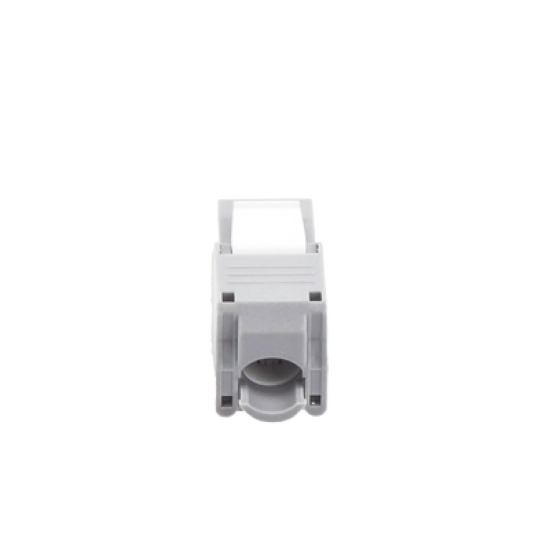Módulo Jack Keystone Cat6 (toolless), con terminación en ángulo 180 º Color Gris, Compatible con Faceplate y Patchpanel Linkedpro