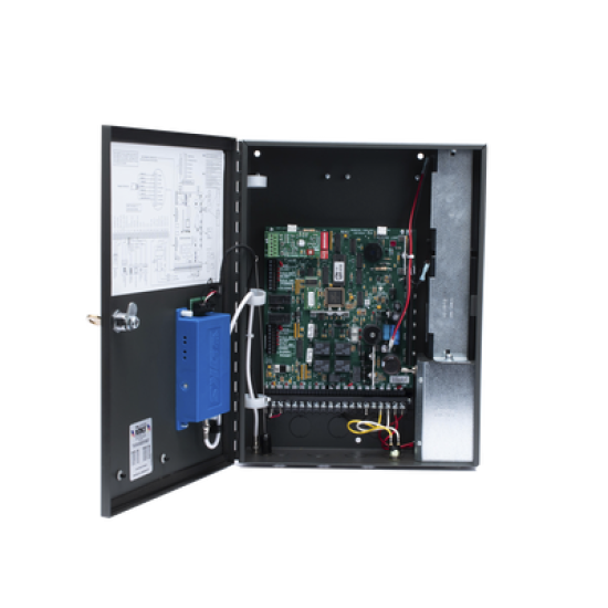 Cuadro de Mando Para Operadores Abatibles Doorking 6006-380 / Soporta Respaldo de Baterias 
