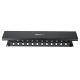 Organizador de Cables Horizontal de 2U para Rack de 19