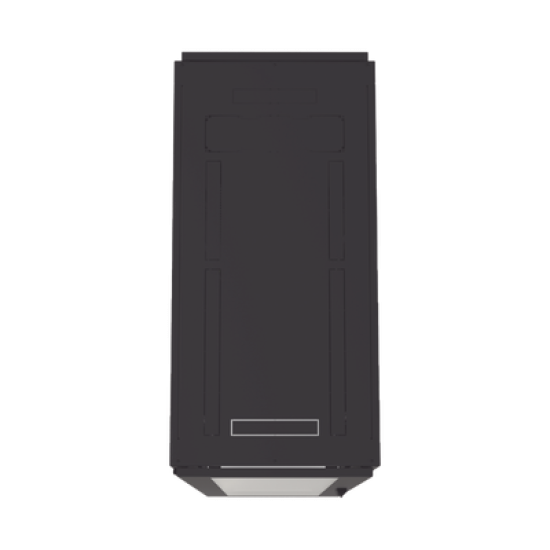 Gabinete Profesional para Telecomunicaciones de 45UR, 1200 mm Profundidad, Incluye 2 Organizadores Verticales de 45 Unidades de Rack, Se envía el Gabinete Armado.