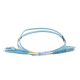 Jumper de Fibra Óptica Multimodo OM4 50/125 LC-LC OFNR (Riser), 2.0 mm, Dúplex, Aqua, 1 metro