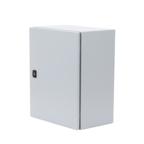 Gabinete de Uso Exterior NEMA 4/12; IP66; IK10, 500 x 400 x 260 mm, De Acero, Color Gris Claro