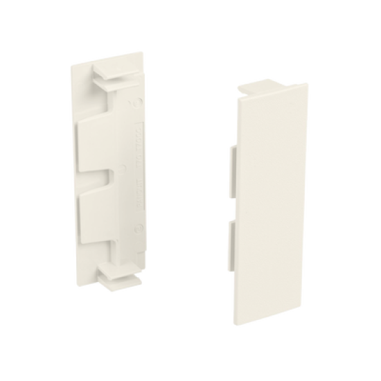 Unión recta de tapa, para uso con canaleta T70, Material PVC Rígido, Color Blanco