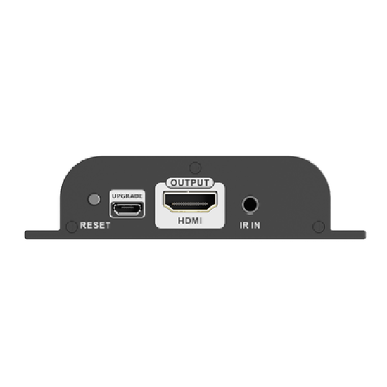 Kit extensor para distancias de hasta 200 metros | Resolución 4K @60Hz | Cat 6 | Conexión uno a uno y uno a muchos hasta 120 mts | Compatible con Switch gigabit | Control IR 
