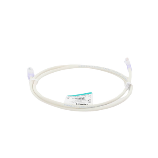 Cable de parcheo UTP Categoría 6, con plug modular en cada extremo - 1.5 m. - Blanco Mate